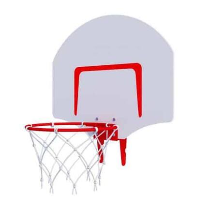 Unisex panier de basket extérieur panneau de basket jardin Rim 30 Rouge-Blanc