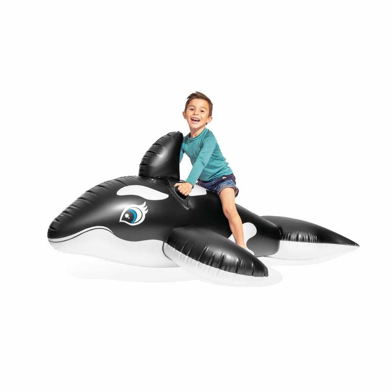 Colac gonflabil Intex Orca 193x119 cm, negru