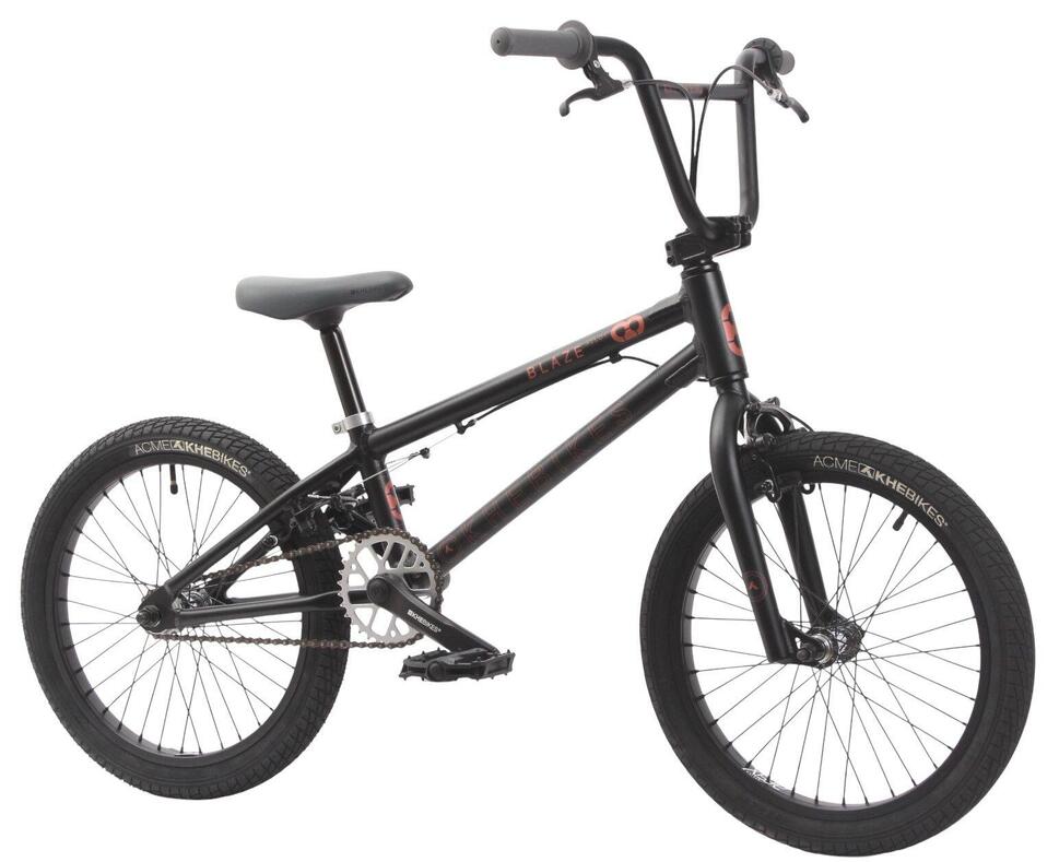 BMX dzieci alu BLAZE AL czarny 18 cali 9,3kg lekki wytrzymały