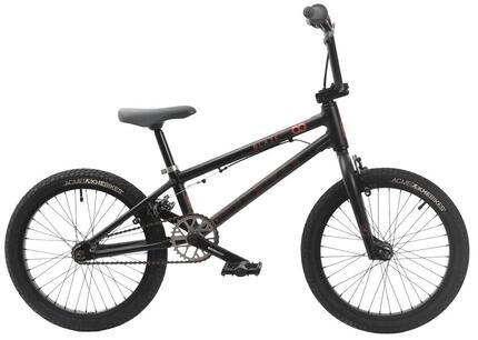 BMX Fahrrad Alu Kinder BLAZE AL schwarz 18 Zoll 9,3kg