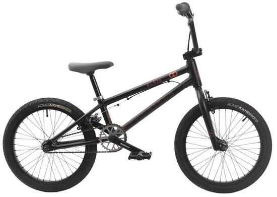 BMX bambino alluminio BLAZE AL nero 18 pollici 93kg leggero