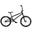 BMX copii aluminiu BLAZE AL negru 18 inch 9,3kg ușor robust