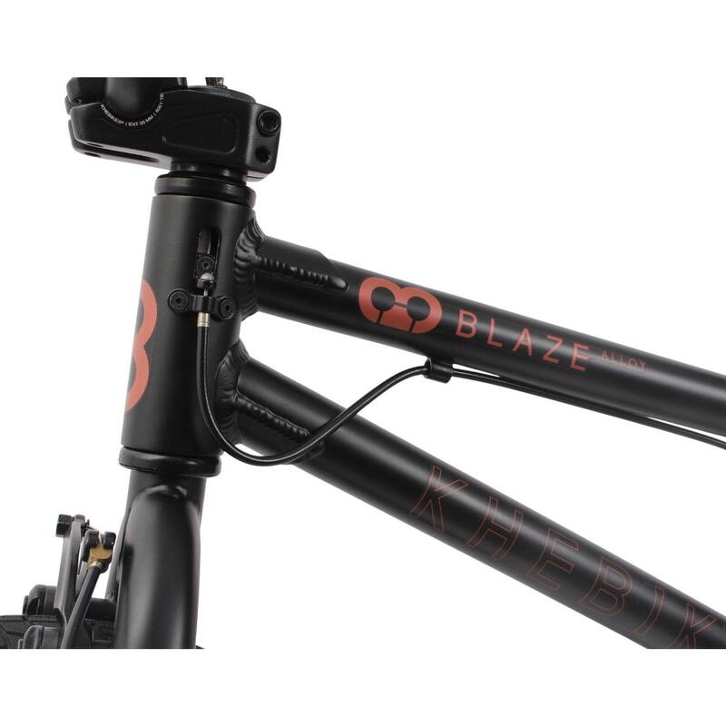 BMX dzieci alu BLAZE AL czarny 18 cali 9,3kg lekki wytrzymały