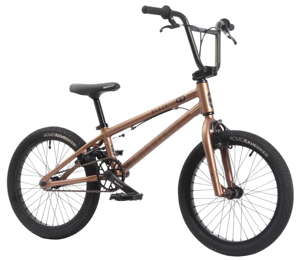 Rower BMX dla dzieci BLAZE AL złoty 18 cali 9,3 kg