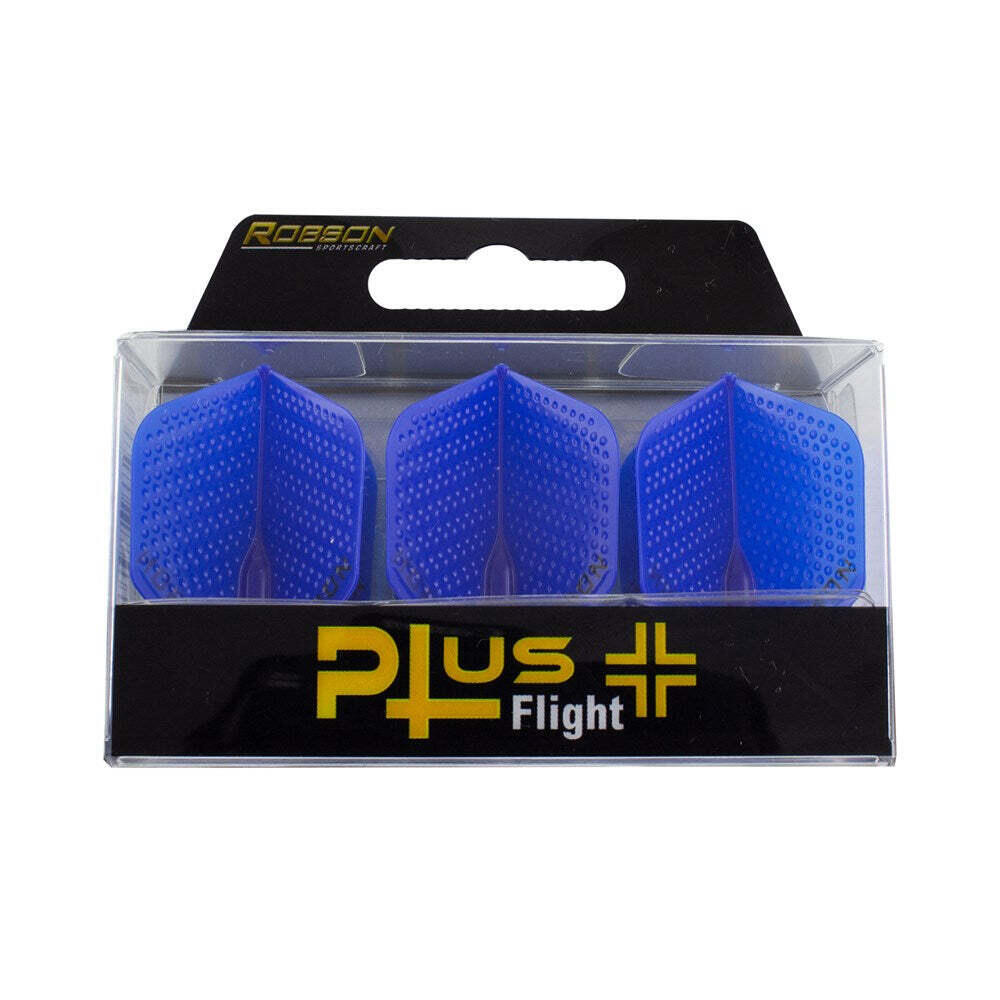 2PK Robson Dimpled Plus Dart Flight Standard Accessory - Blue