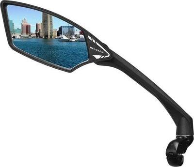 Specchio Meachow Speed Bike XL sinistro anti-riflesso regolabile.