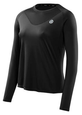 Maglia compressiva SKINS Series-3 donna manica lunga - Nera