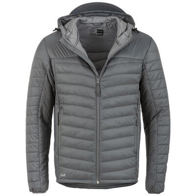 Jas lewis insulated tecloft voor heren capuchon - grijs
