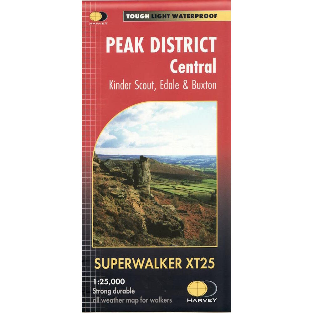 HARVEY MAPS Superwalker XT Map - Peak District Central