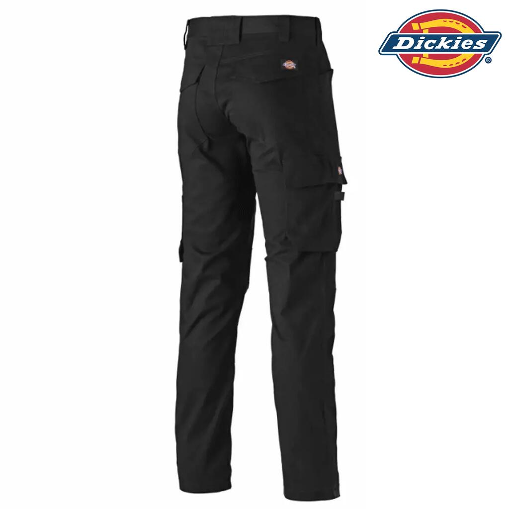 Dickies Flex Work Trousers Multi Pocket with Knee Patches - Waist Black