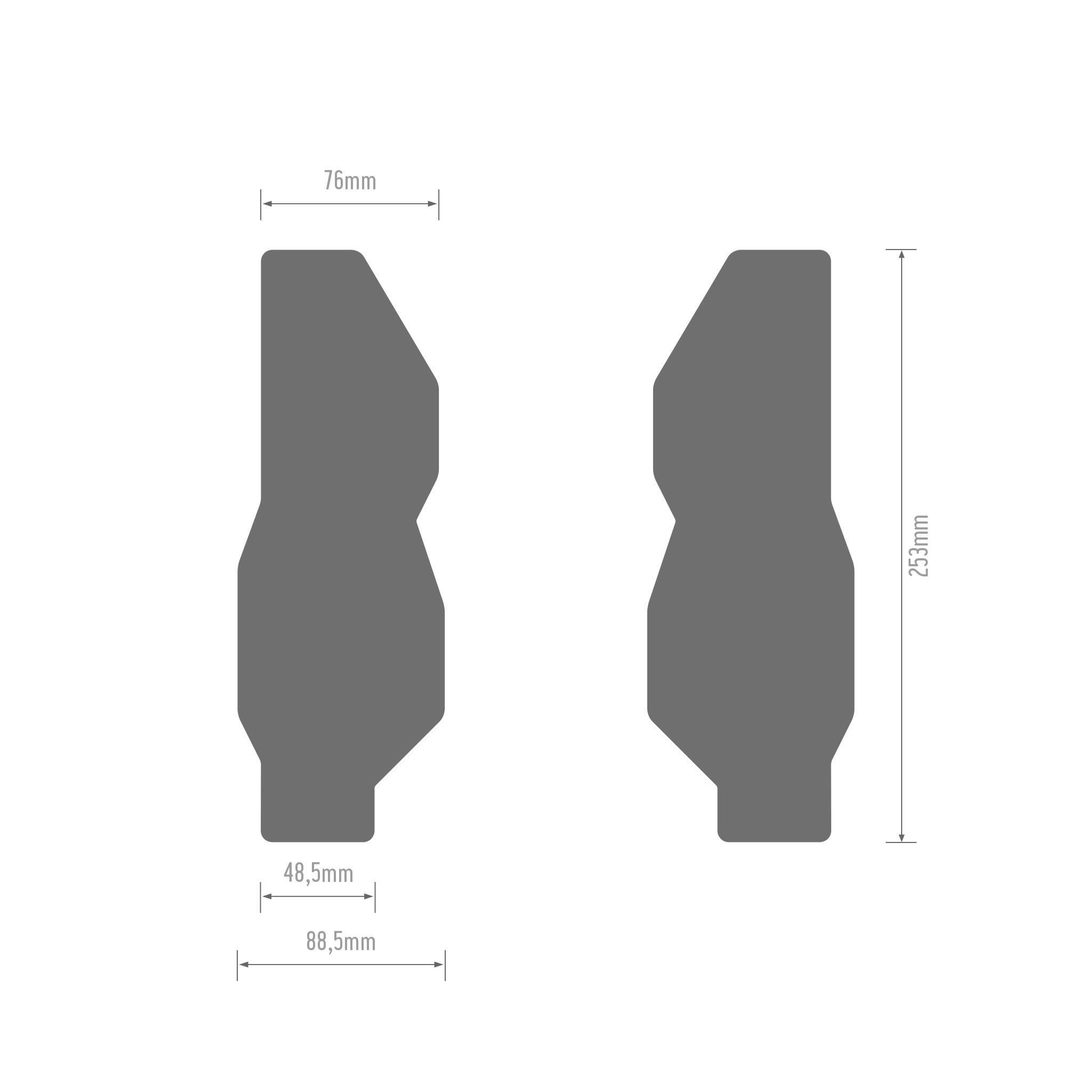 Schutzaufkleber Riesel Design Fork 5/5