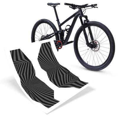 Fahrradgabel Schutzfolie Aufkleber matt universeller Kratz- & Steinschlagschutz