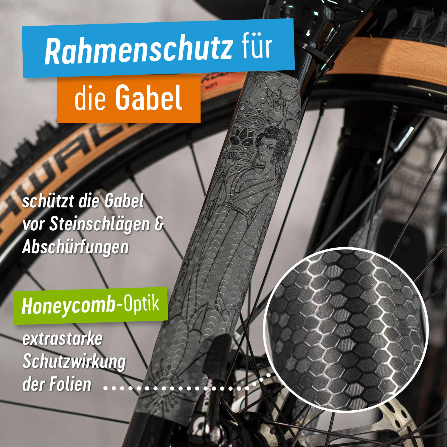 Schutzfolie Gabel Riesel Design Fork:Tape 3000 Japan 2/5