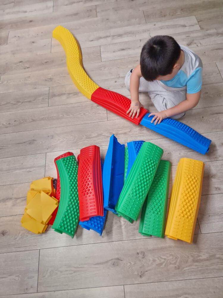 Kinderen Sport Sensorisch Balanspad 20-delig Single veelkleurig 4/7