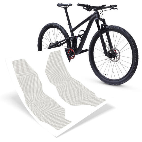 Fahrradgabel Schutzfolie Aufkleber matt universeller Kratz- & Steinschlagschutz