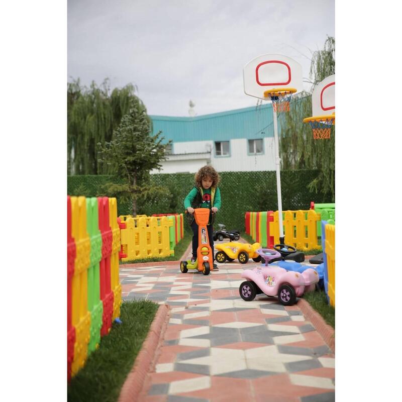 Copii Outdoor Trotinetă 3 Roți King Portocaliu