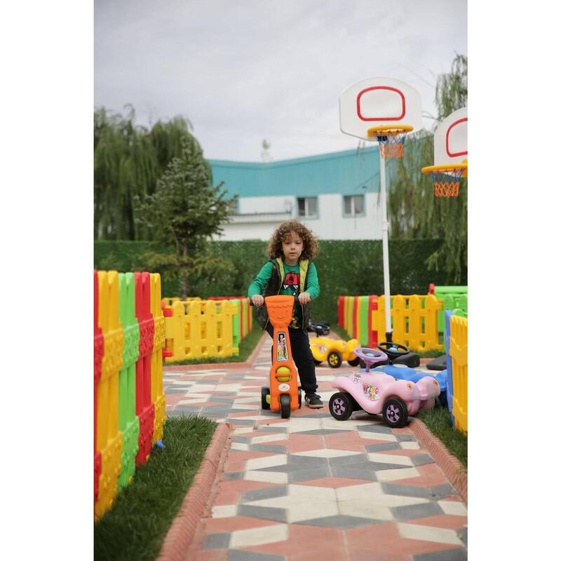 Copii Outdoor Trotinetă 3 Roți King Portocaliu