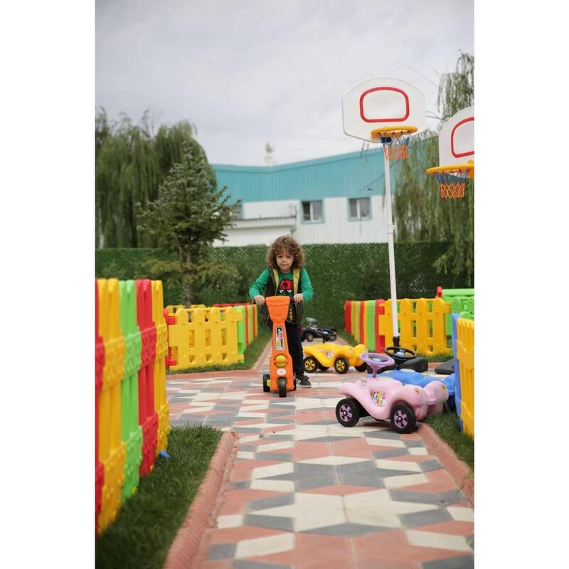 Copii Outdoor Trotinetă 3 Roți King Portocaliu