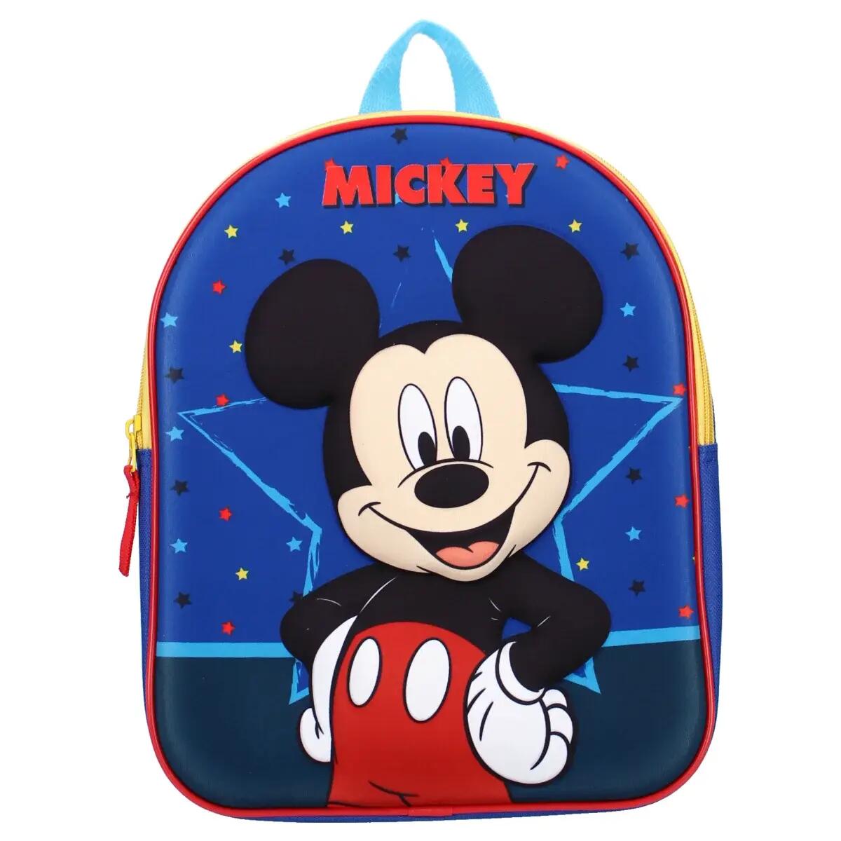 Rucsac albastru, 3D, 31x25x9 cm, Mickey Mouse 2/4