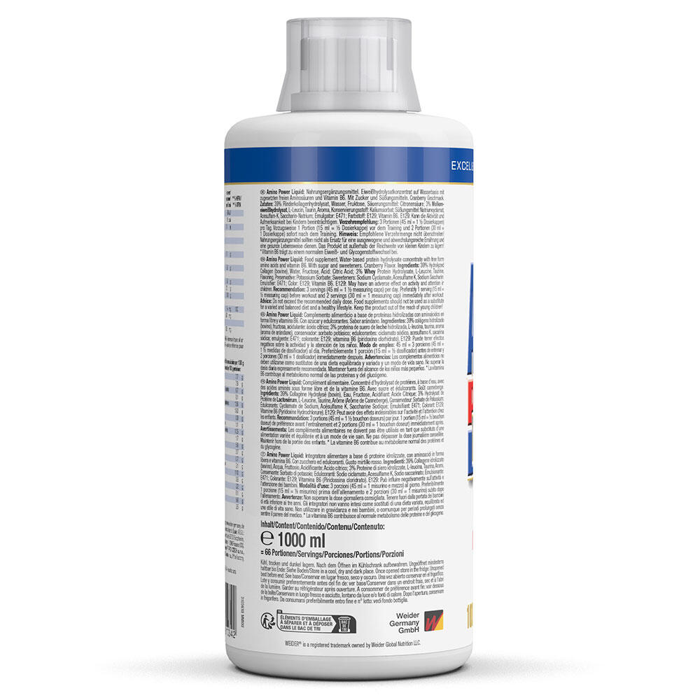 Amino Power Liquid | 1L | Cranberry 6/6