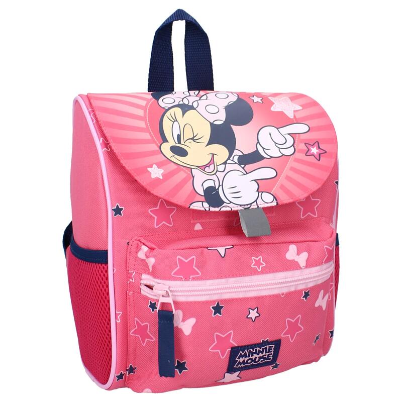 Rucsac cu doua compartimente, dimensiuni 23cm x20cm x14cm, Minnie Mouse