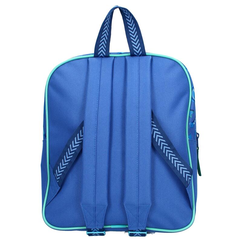 Rucsac multicolor cu doua compartimente, 29x25x9 cm, Pups On The Go, Paw Patrol