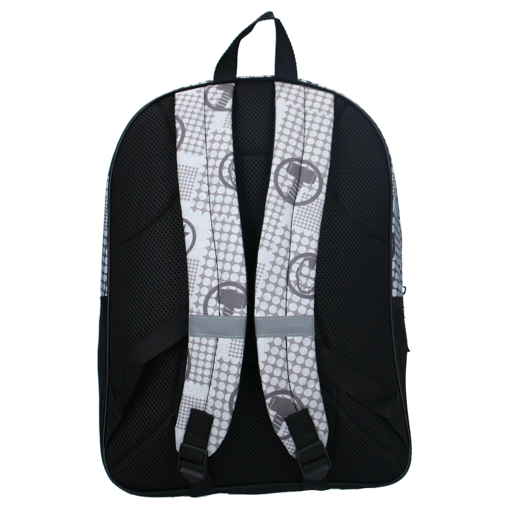 Rucsac multicolor cu doua compartimente, 43x32x16 cm, Safety Shield, Avengers 4/4