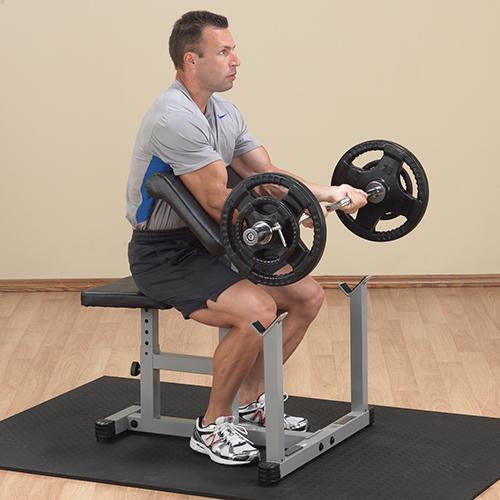 Pupitre à biceps GPCB329 pour fitness et musculation 3/4