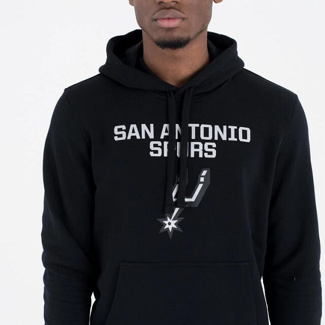 Sweat à Capuche NBA San Antonio Spurs New Era Team logo Noir 4/5