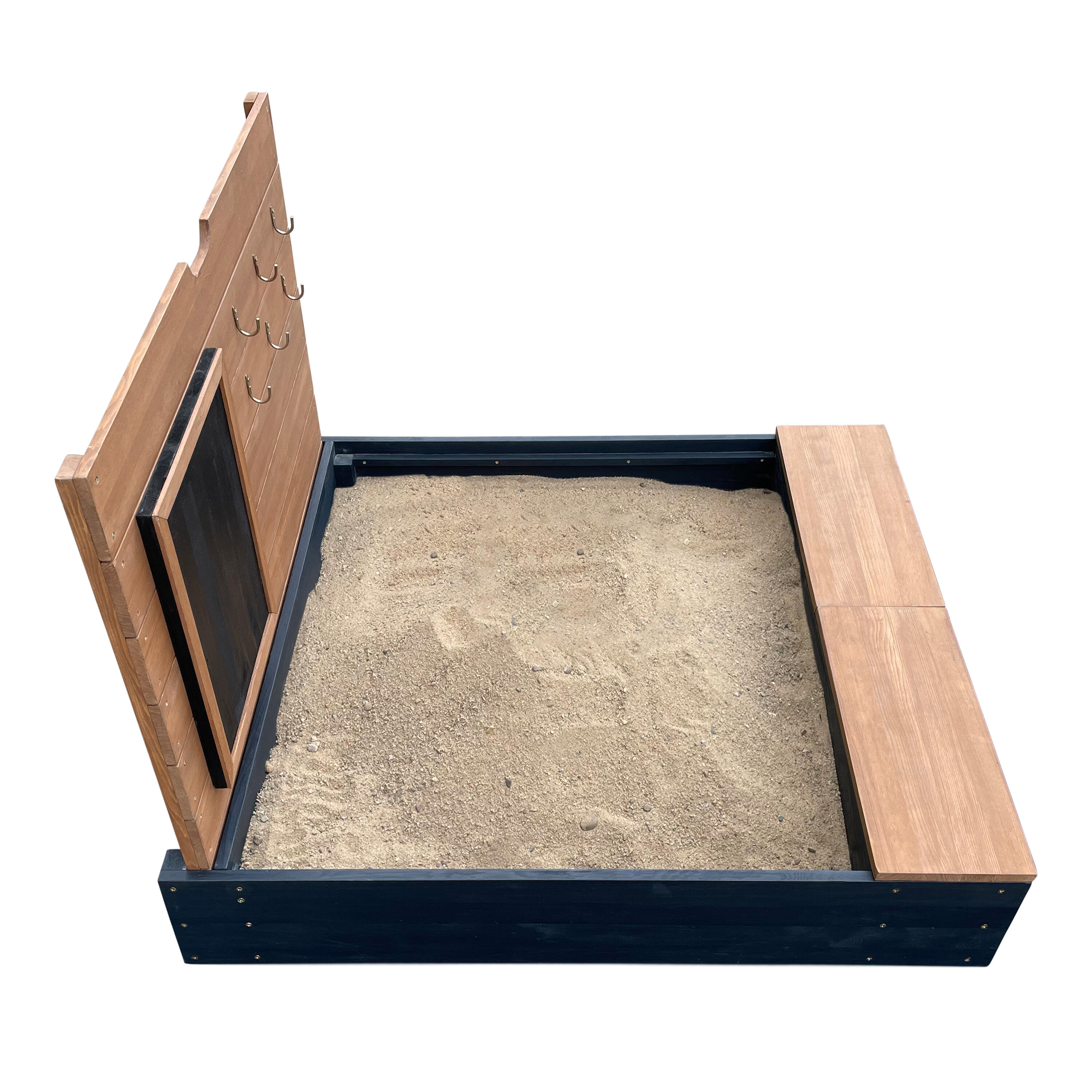 AXI Mandy Sabbiere in legno, panca, contenitore, lavagna - 100 x 90 cm 2/7