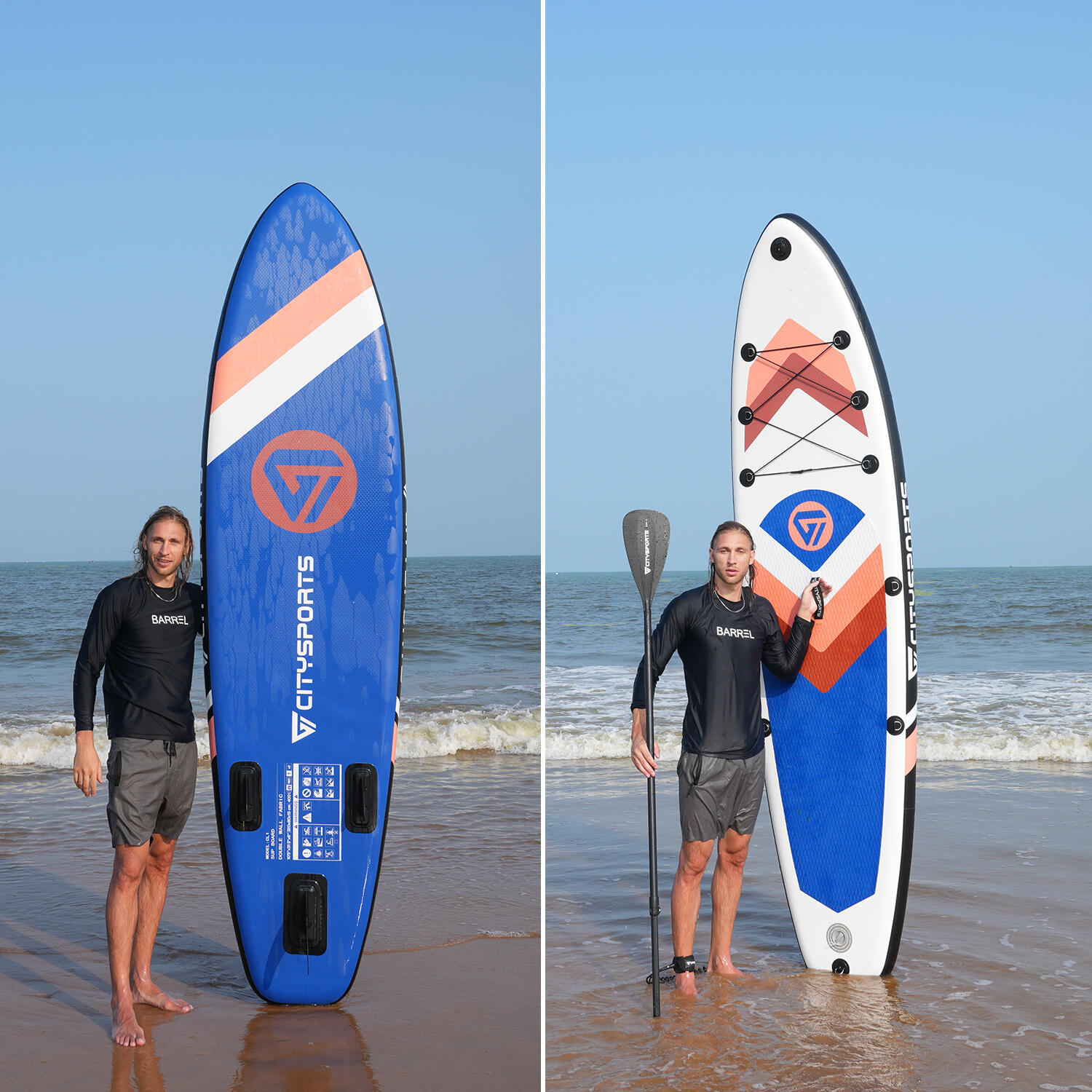 Paddleboard stand-up,nafukovací paddleboard, Tmavě modrá 3/5