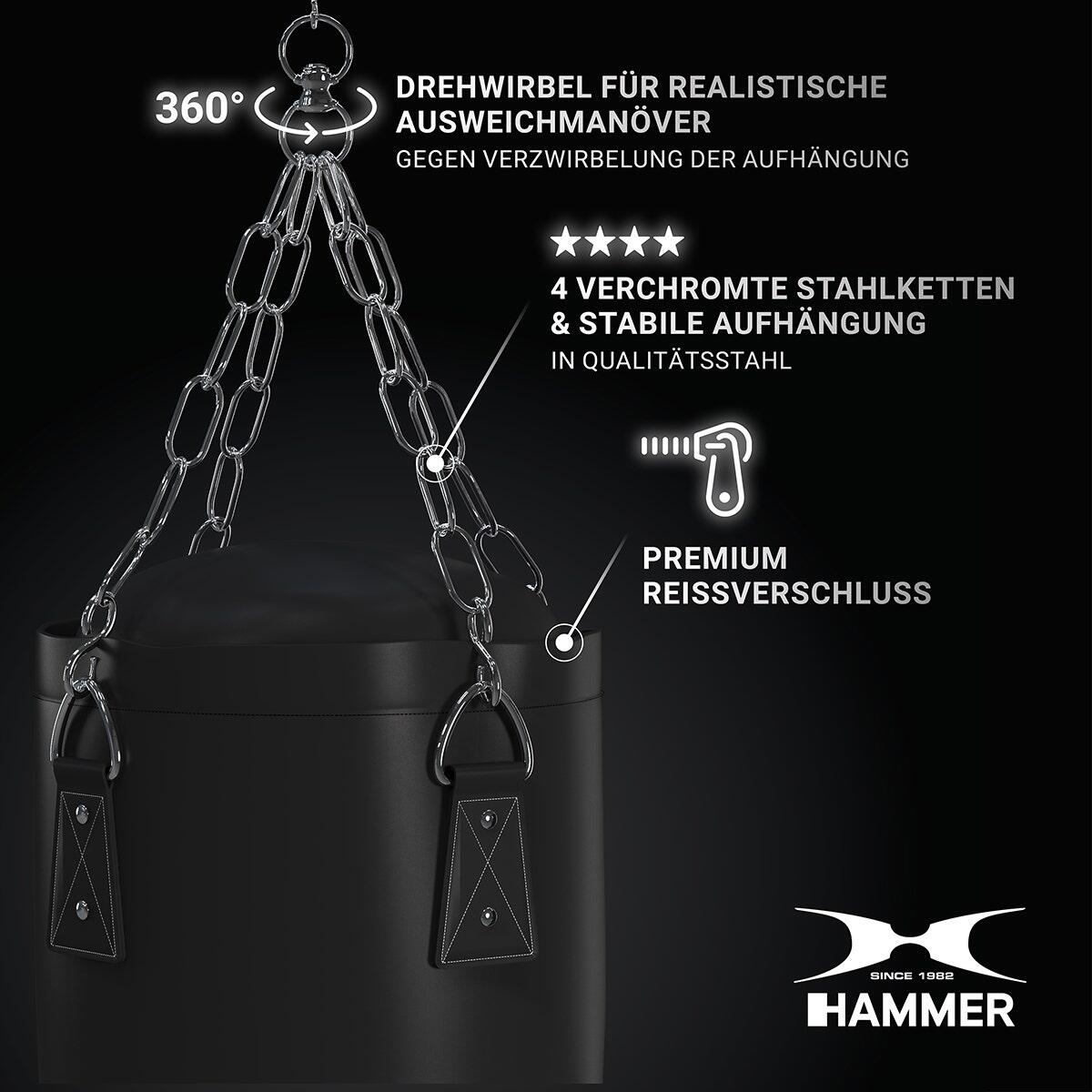 sac de frappe, imitation cuir, Black Kick 180x35 cm 4/7