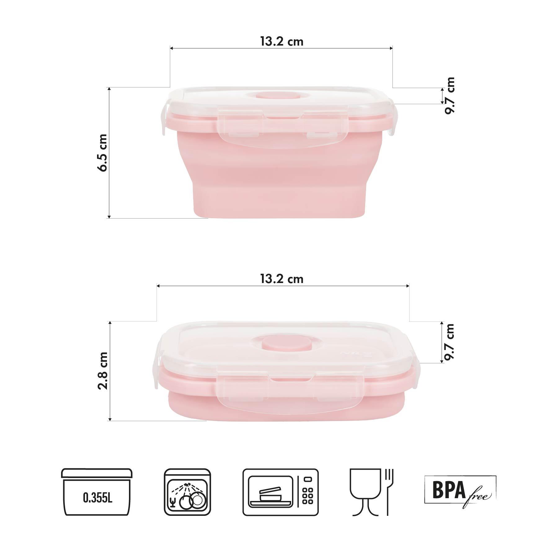BOÎTE PLIANTE/BOÎTE À GOÛTER 355 ML NC4105 NILS CAMP 3/3