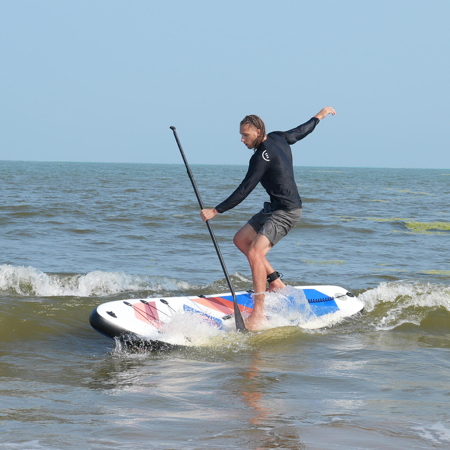 Paddleboard stand-up,nafukovací paddleboard, Tmavě modrá 4/5