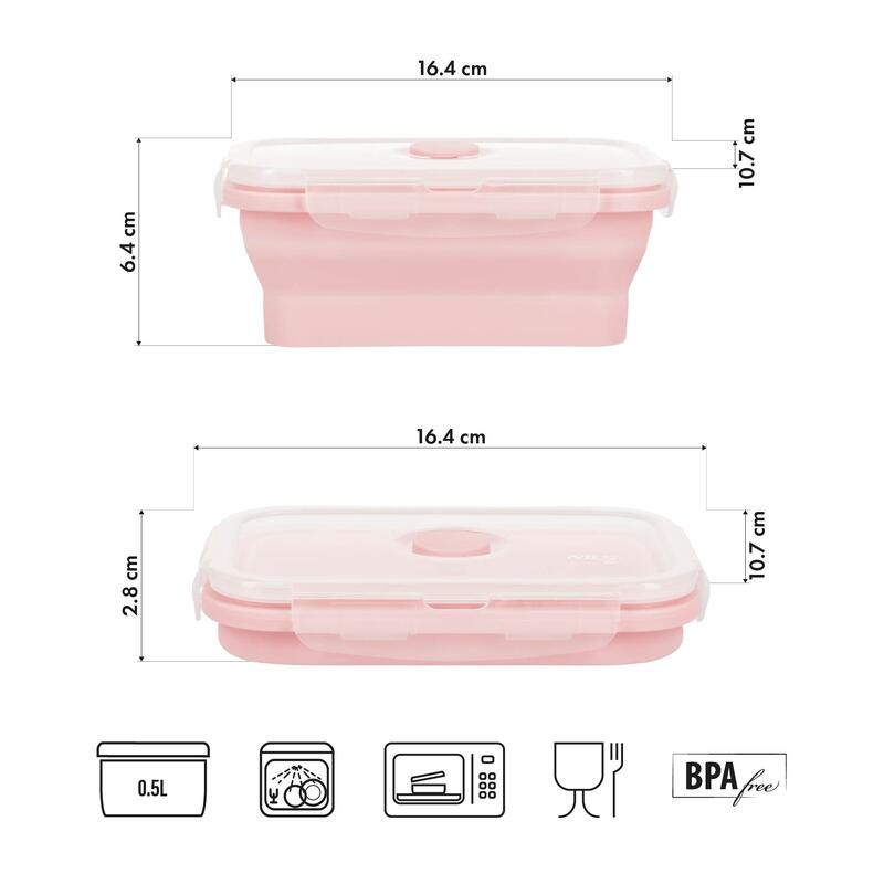 Pojemnik/lunchbox składany 500 ml NC4105 Nils Camp