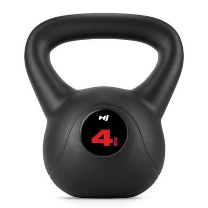 Vinyl kettlebell voor krachttraining Hop-Sport HS-PB004KB 4kg