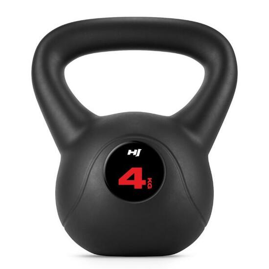 Vinyl kettlebell voor krachttraining Hop-Sport HS-PB004KB 4kg