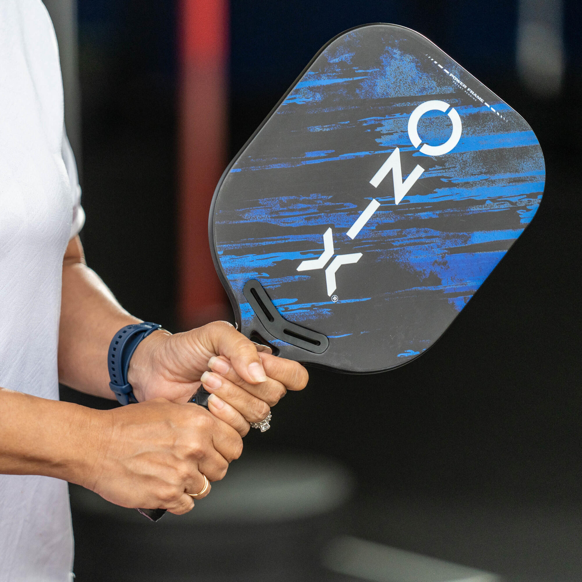 ONIX Pickleball Paddle Malice 16 DB Open Throat Blue 7/7