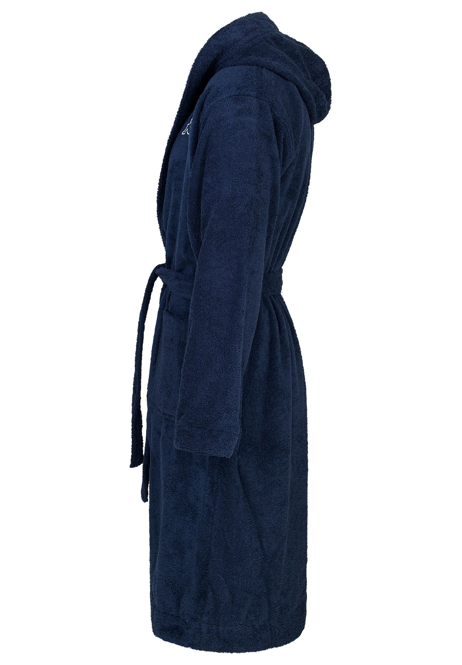 KAPPA Unisex Bademantel mit Kapuze 100% Baumwolle Gr. S-4XL 4/6