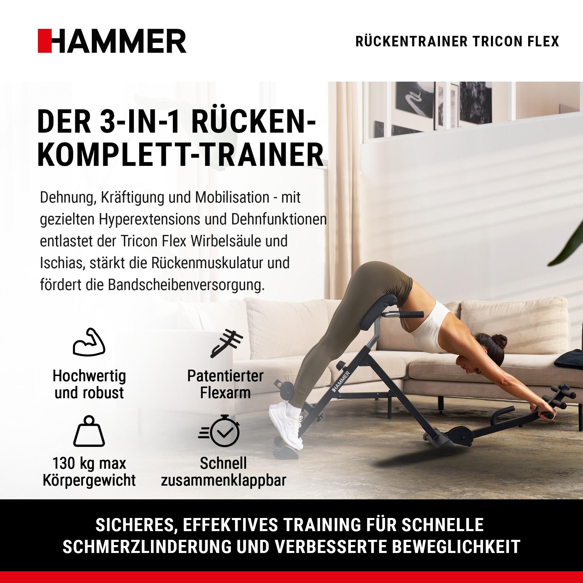 Banco de musculación TRICON FLEX Hammer con envío incluido, montaje no incluido 2/8