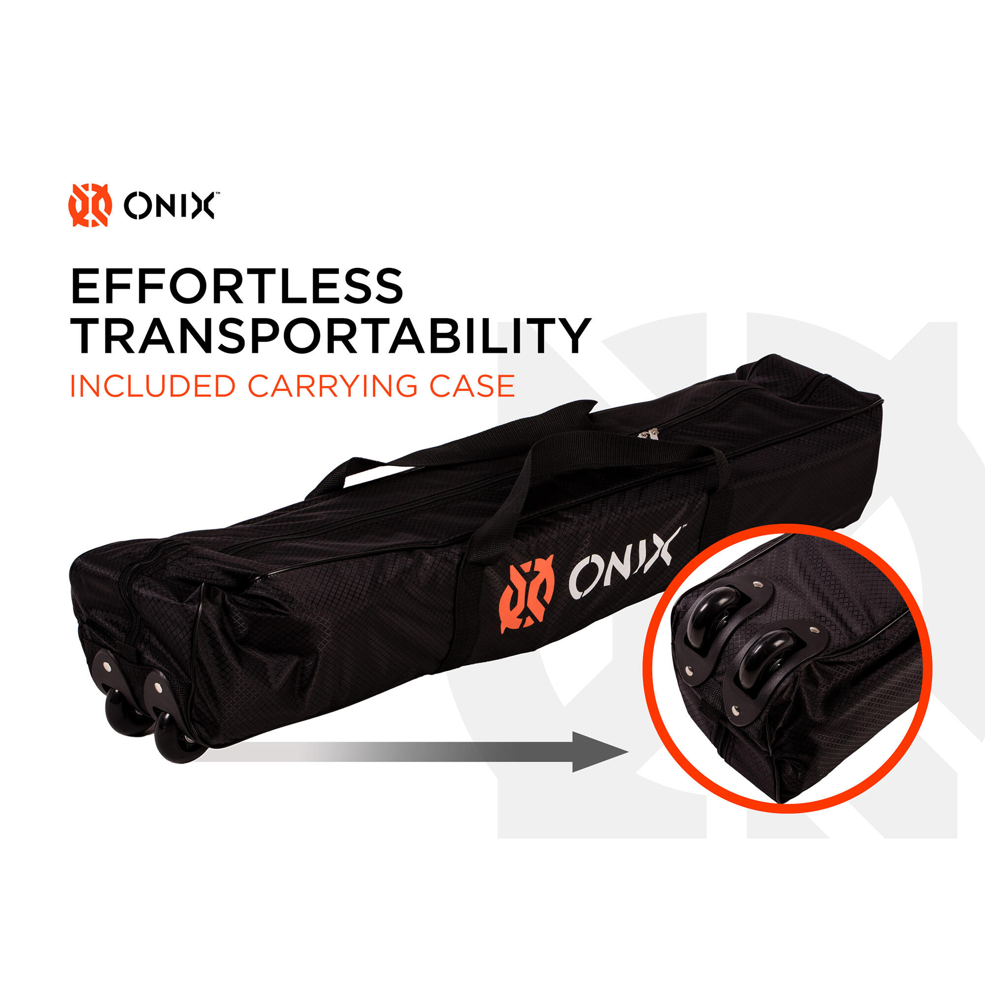 ONIX Pickleball Netz, 2-in-1 tragbares Netz & Übungsnetz-Set, inkl. Tragetasche 3/7
