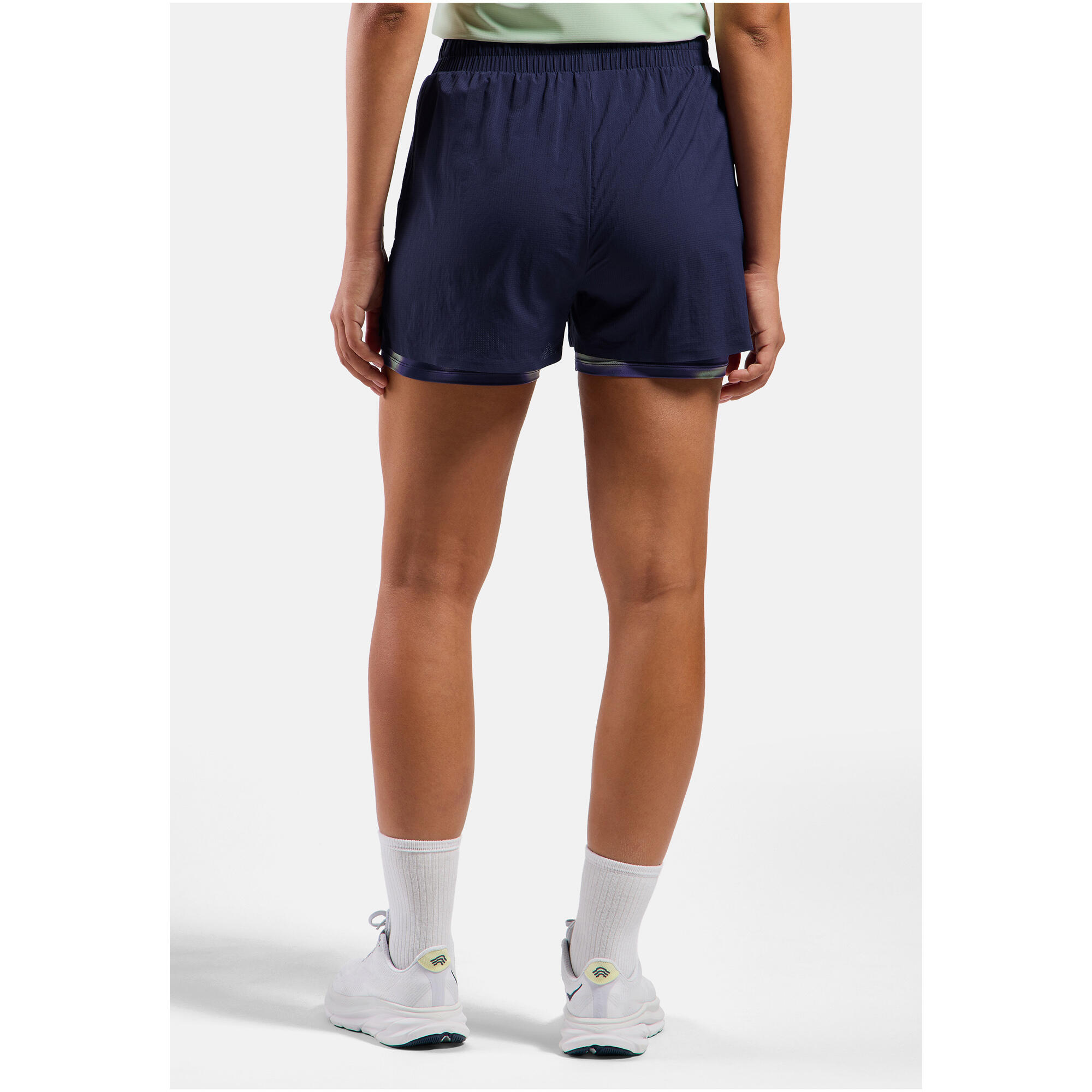 Spodenki damskie Odlo ZEROWEIGHT 3 INCH PRINT 2-in-1 short 2/7