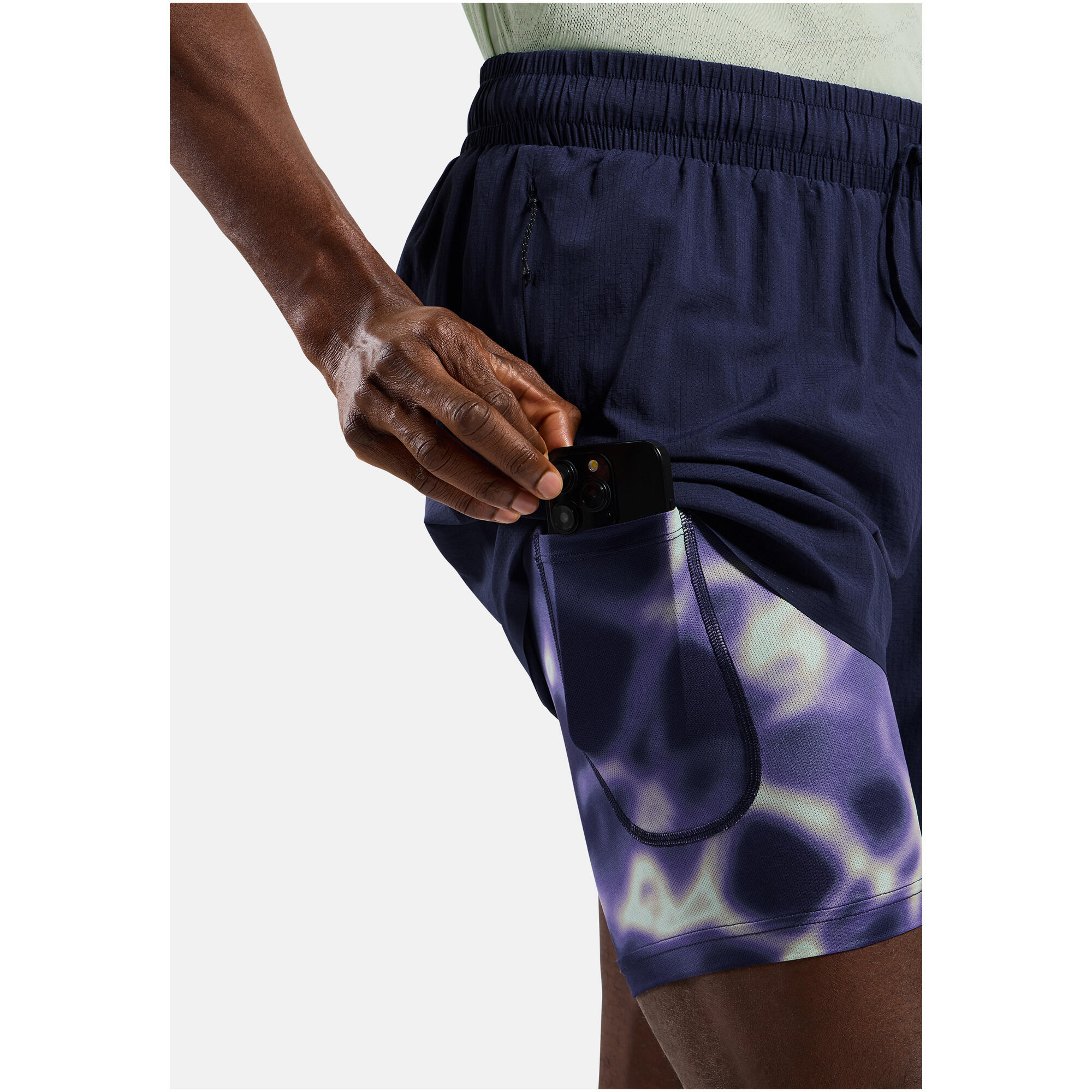 Spodenki męskie Odlo ZEROWEIGHT 5 INCH 2-in-1 short 5/7