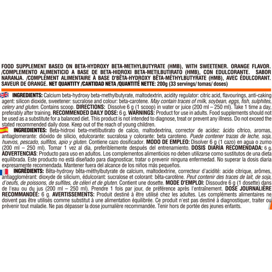Recuperador Muscular Life Pro Nutrition HMB-Ca 200g Mejora Recuperación Muscular 2/5