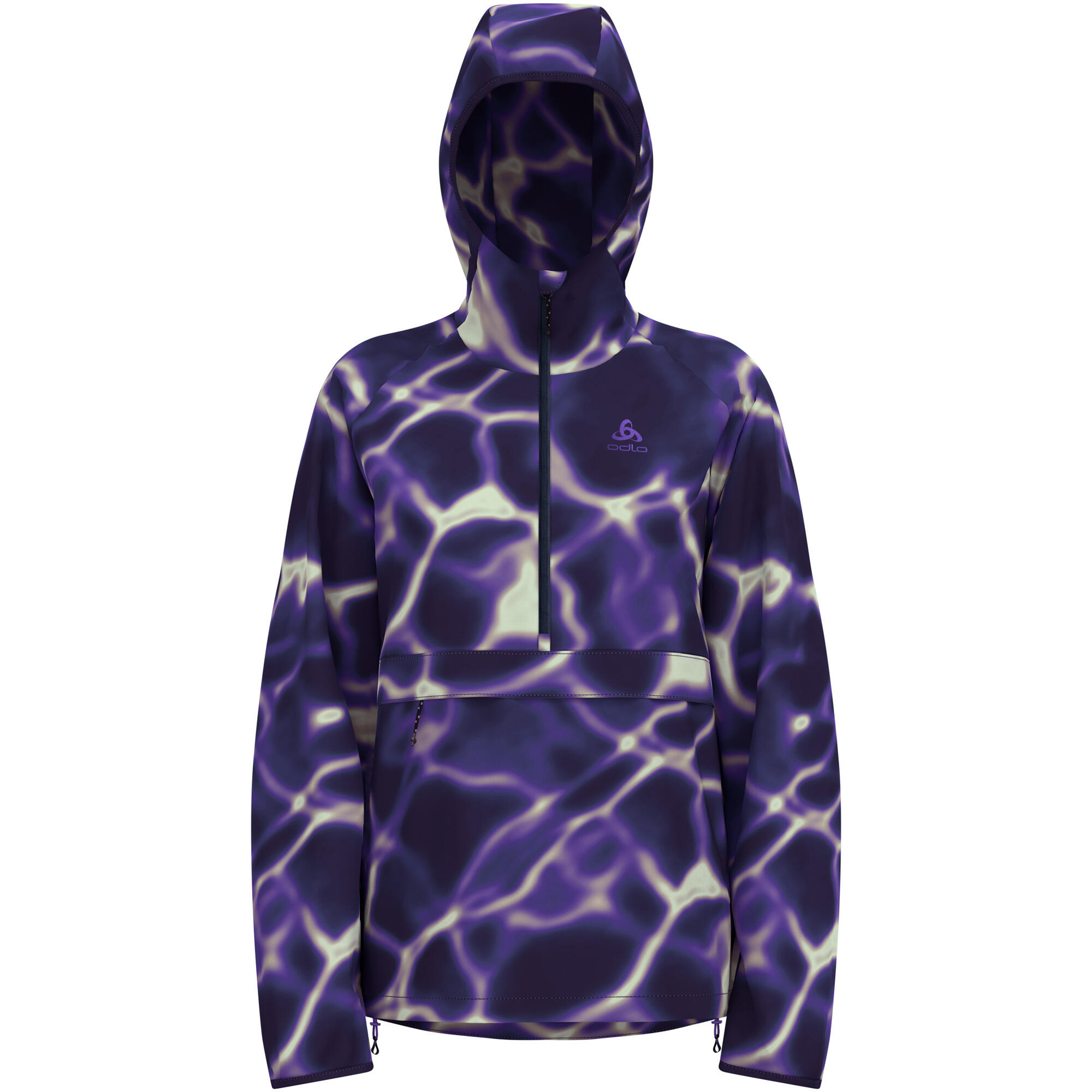 Giacca anorak da running Zeroweight con cappuccio e stampa ODLO 7/7