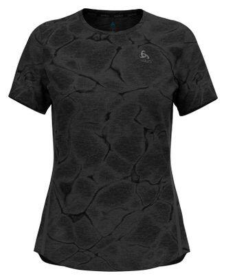 T-Shirt Technique Odlo Zeroweight Engineered Chill-Tec Noir Femme