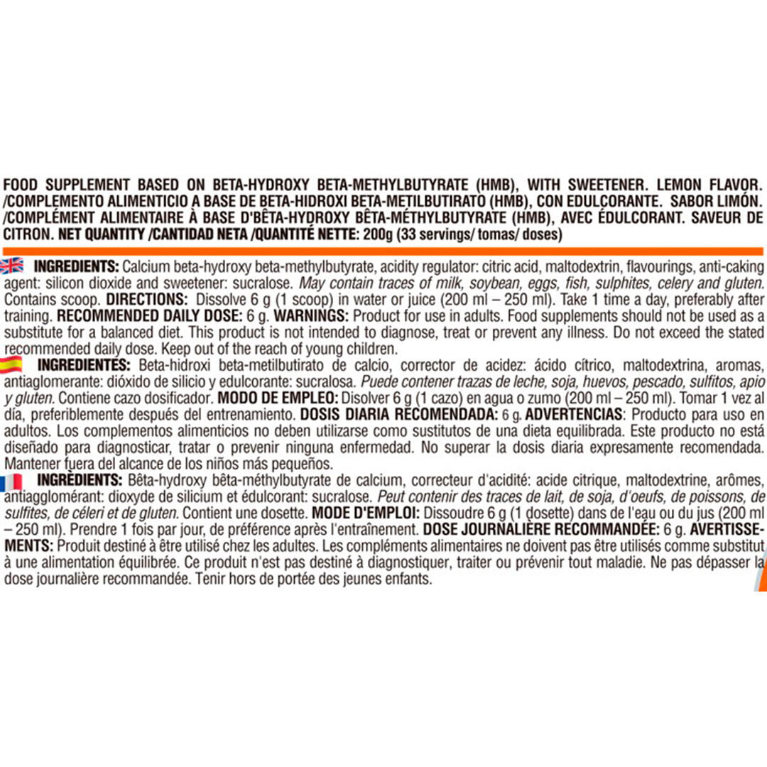 Recuperador Muscular Life Pro Nutrition HMB-Ca 200g Mejora Recuperación Muscular 2/5