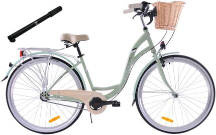 Rower miejski 28 Fuzlu Nevada S3 miętowy