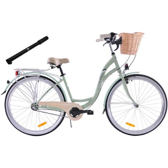 Rower miejski 28 Fuzlu Nevada S3 miętowy