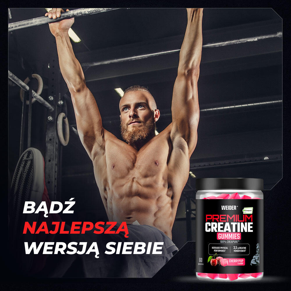 Weider Premium Creapure Gummies (60) Cherrypop - Creatina - Creapure 5/6